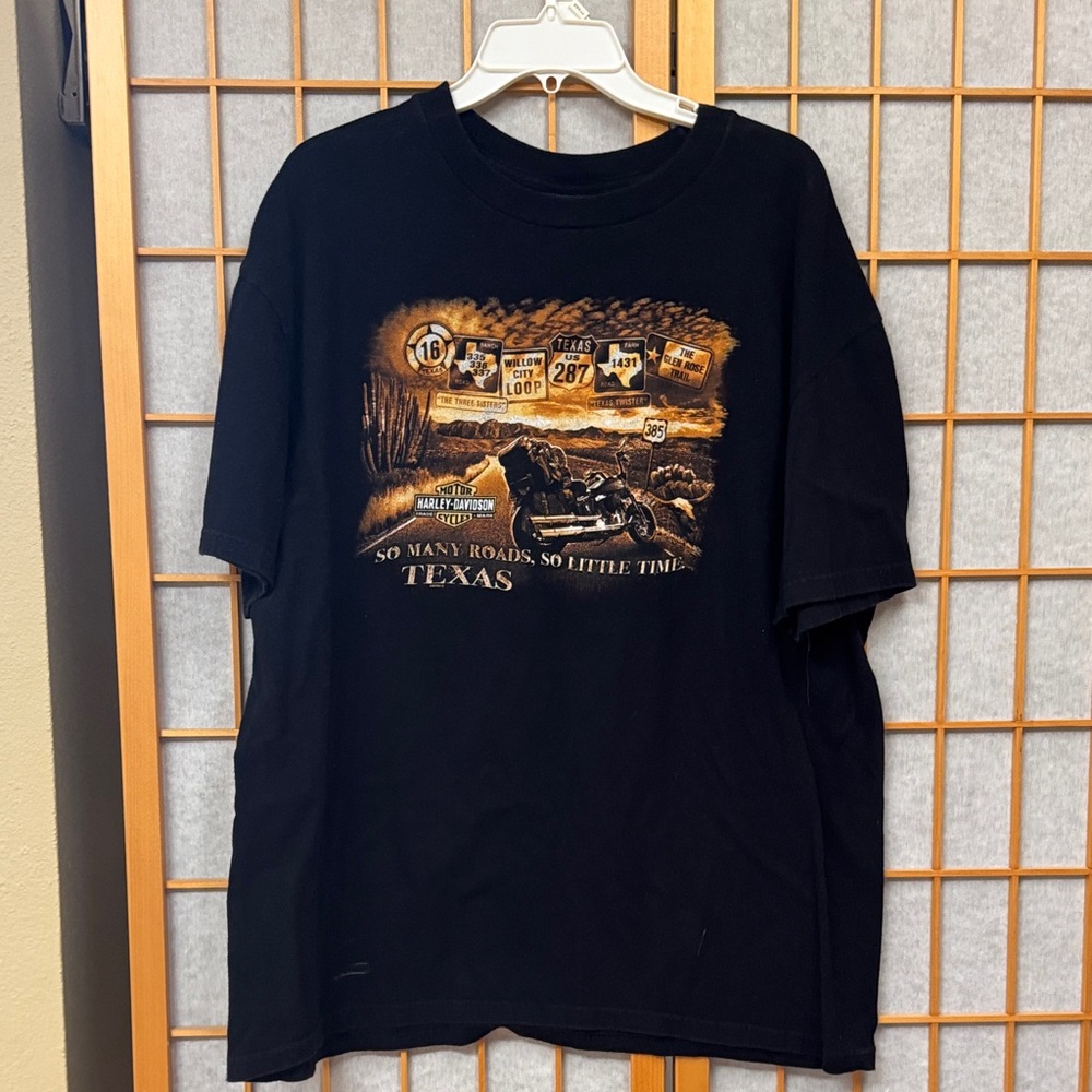 Harley-Davidson Black Texas Graphic Tee
